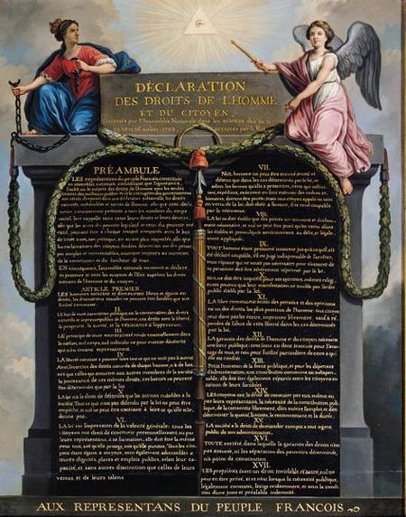 French School - Declaration of the Rights of Man