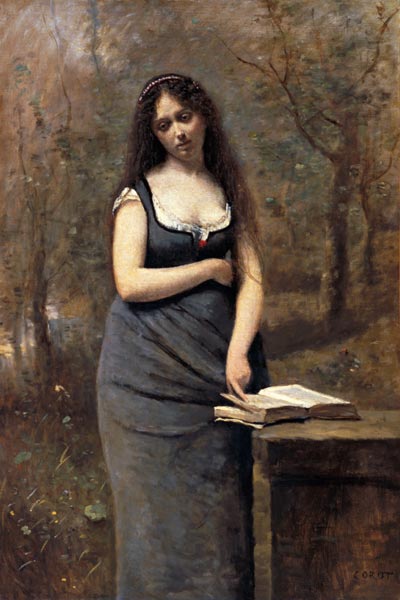  Print on Jean Baptiste Camille Corot   Velleda