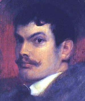Self Portrait of Franz von Stuck - (1863 - 1928) 