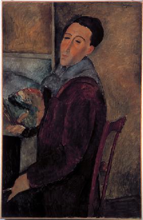 Self-portrait of Amedeo Modigliani