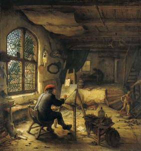 Der Maler in seiner Werkstatt