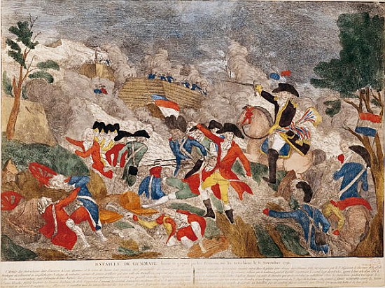 The Battle of Jemmapes, 6th November 1792, printed from BassetFrench School