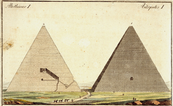 Giza , Pyramids from Bertuch