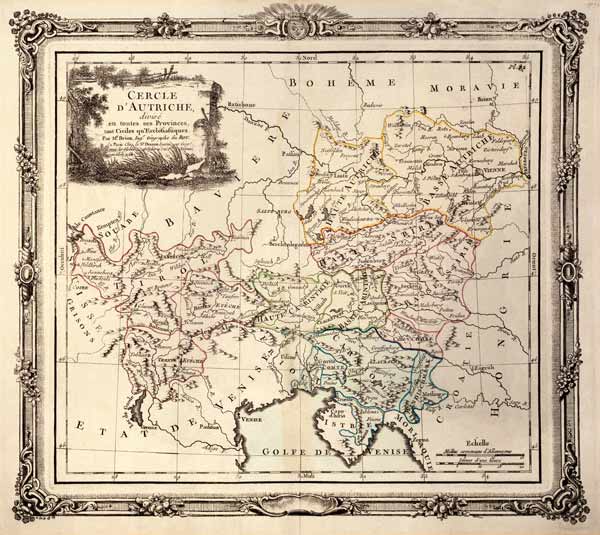 Austria, Map from Brion