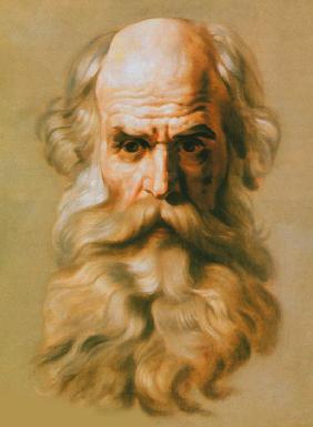 Apostle's Head (Study for the St. Isaac's Cathedral Interior)
