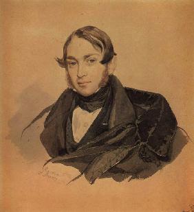Portrait of the author Sergei Sobolevsky (1803-1870)