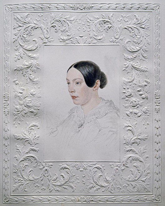 Portrait of Adelaida Alexandrovna Senkovskaya (1800-1858), née Baroness von Rahl from Brüllow