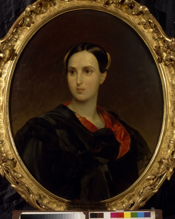 Portrait of Countess Olga Pavlovna Fersen (Stroganova) (1808-1837) from Brüllow