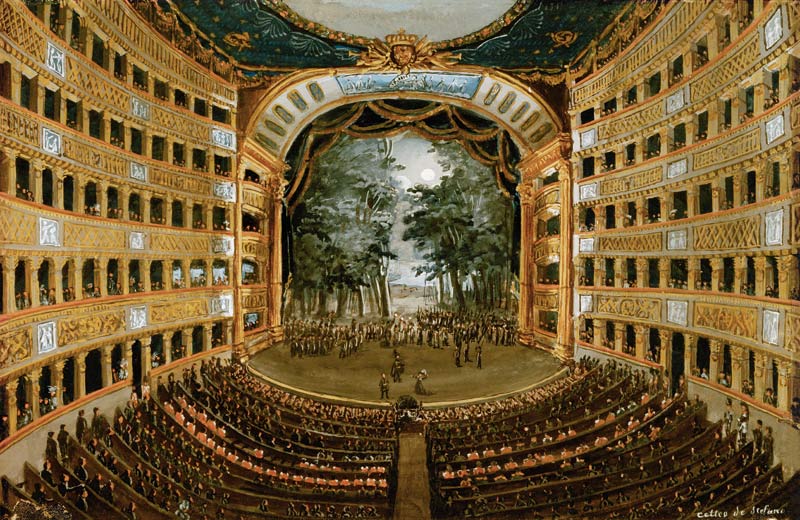 Naples, Teatro di San Carlo , Cetteo from Cetteo