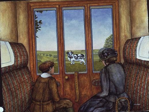 The Silly Cow after D.H.Lawrence''s ''Sons and Lovers'', (oil on canvas)  from Ditz 