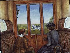 The Silly Cow after D.H.Lawrence''s ''Sons and Lovers'', (oil on canvas) 