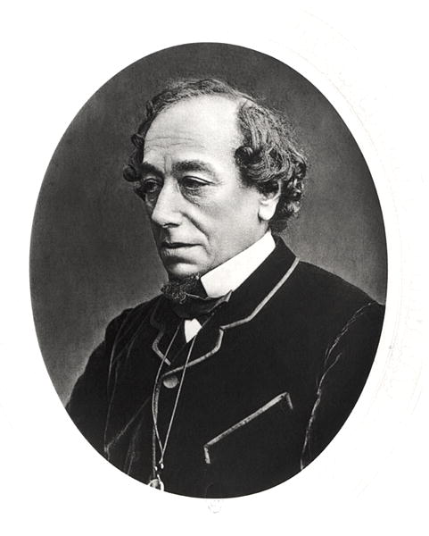 Benjamin Disraeli (1804-81) c.1874 (b/w photo)  from English Photographer