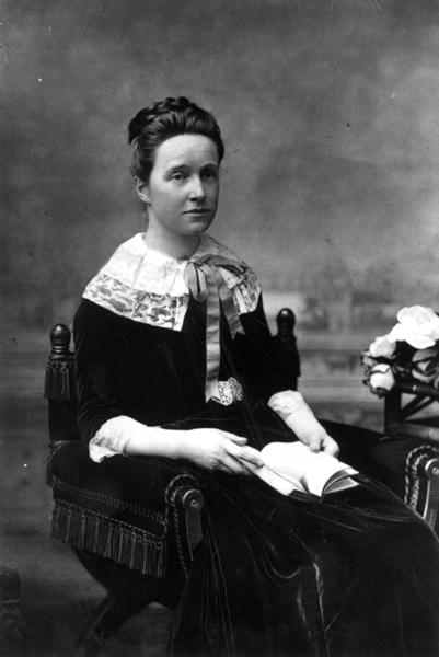 Dame Millicent Fawcett, c.1880 (b/w photo)  from English Photographer