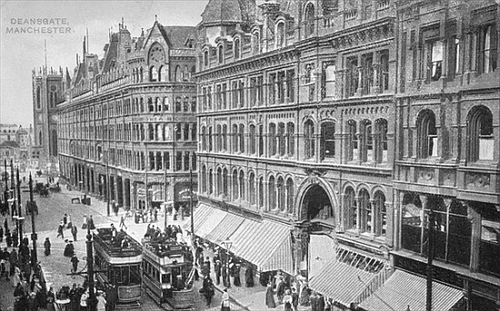 Deansgate, Manchester, c.1910 from English Photographer