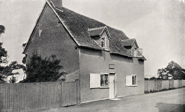 John Bunyan''s (1628-88) house in Bedfordshire (b/w photo)  from English Photographer