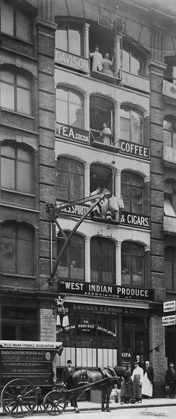 Davison Newman & co, Creechurch Lane, London c.1920 (b/w photo) 