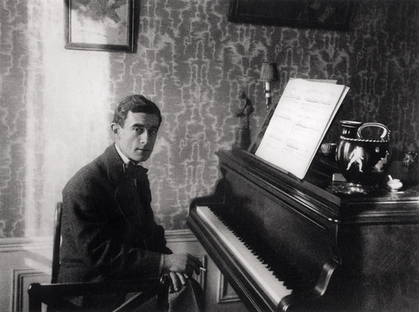 Maurice Ravel (1875-1937) (b/w photo)  from French Photographer