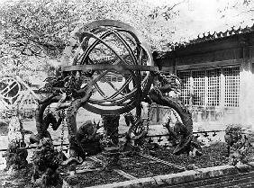 Astronomical instruments at the Imperial Observatory, Peking, China, c.1900