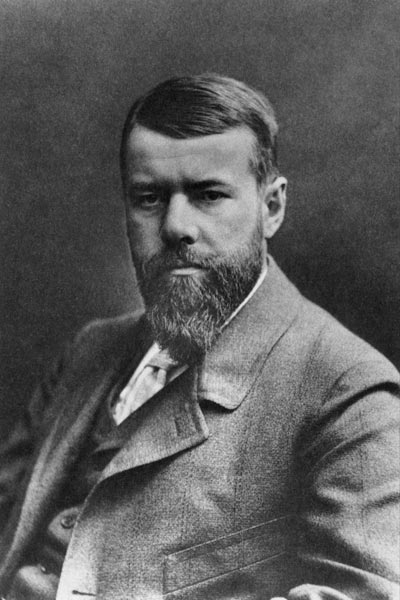 Max Weber (1864-920) c.1896-97 (b/w photo)  from German Photographer