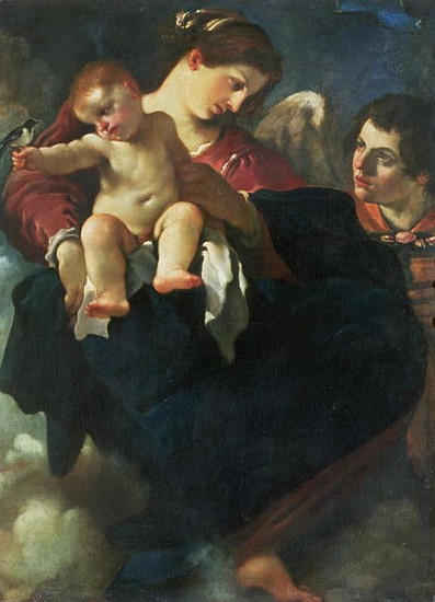 Madonna and Child with a Swallow (Madonna della Rondinella) from Guercino (Giovanni Francesco Barbieri)