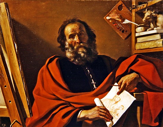 St. Luke from Guercino (Giovanni Francesco Barbieri)