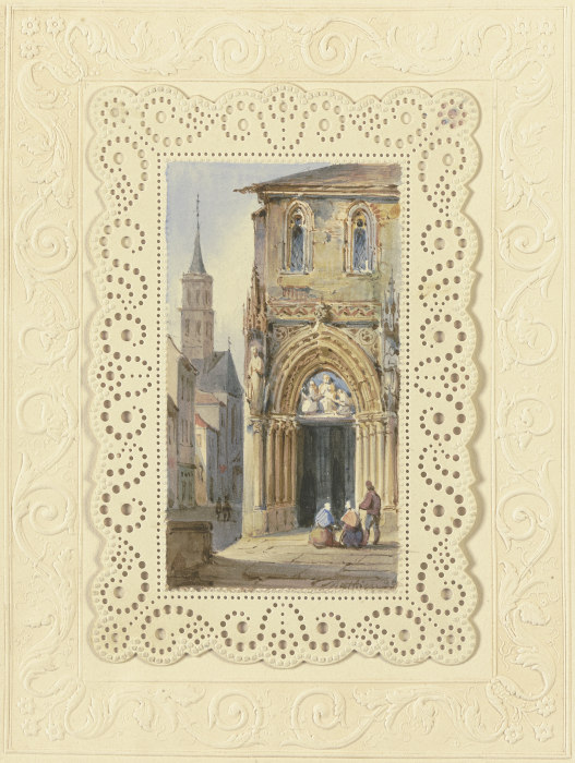 Portal einer gotischen Kirche from Mathieu