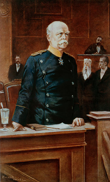 Bismarck , Speech Landwehrgesetz from Thiel