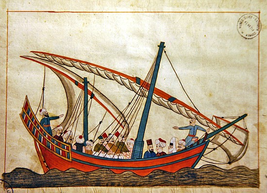 Ms. cicogna 1971, miniature from the ''Memorie Turchesche'' depicting a passenger carrying ship from Venetian School
