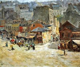 Street scene in Montmartre