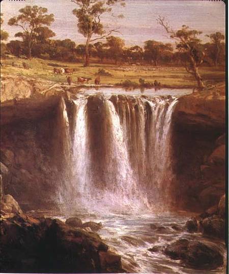 Falls on the Wannon, Australia from Abraham-Louis Buvelot