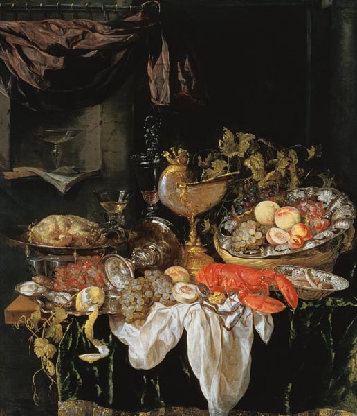 Still Life with Fruit from Abraham van Beyeren