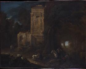 Landscape with Ancient Ruins
