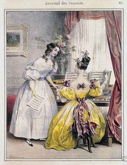 Prelude, from ''Journal des Femmes'', 1830-48 from Achille Deveria
