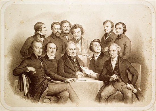 The Provisional Government of 24th February 1848 from Achille Deveria