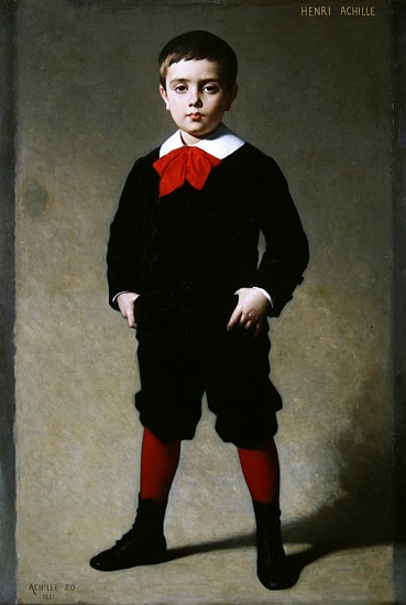 Portrait of Henri Achille, the artist''s son from Achille Zo
