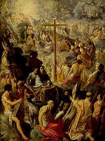 House altar of the cross legend middle section from Adam Elsheimer