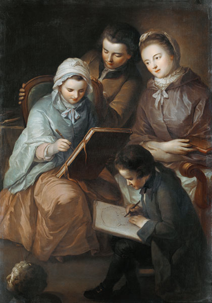 The children of the painter. from Adam Friedrich Oeser