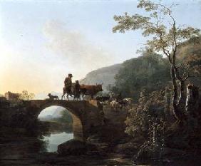Bridge in an Italian landscape