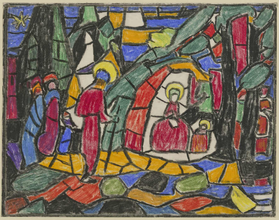 The Nativity from Adolf Hölzel