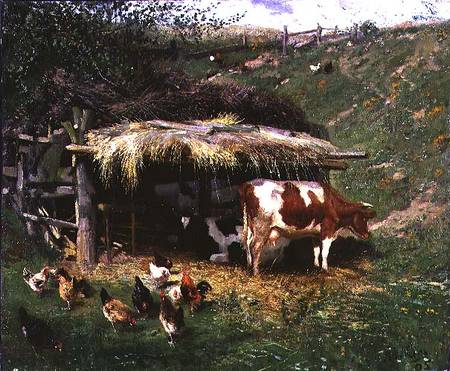 The Farmyard from Adolf Lins