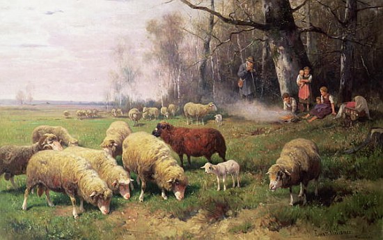 The Shepherd''s Family from Adolf Ernst Meissner