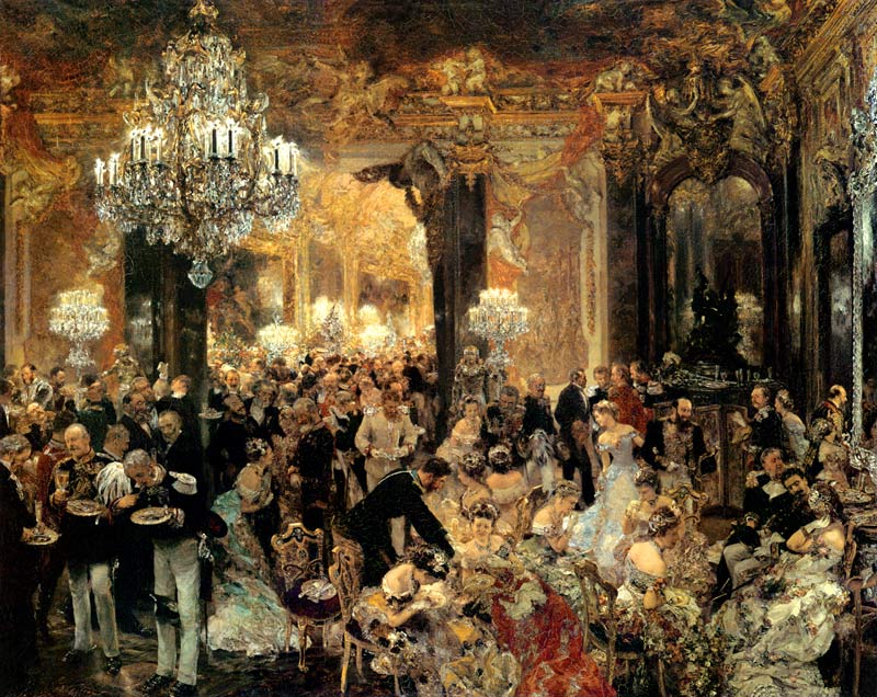 Ball dinner from Adolph Friedrich Erdmann von Menzel