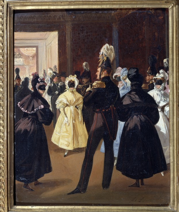 Emperor Alexander I. at the Masquerade Ball from Adolphe Ladurner