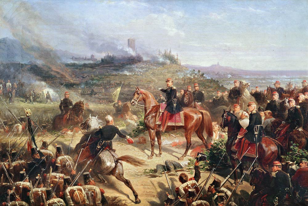 Battle of Solferino, 24th June 1859 from Adolphe Yvon