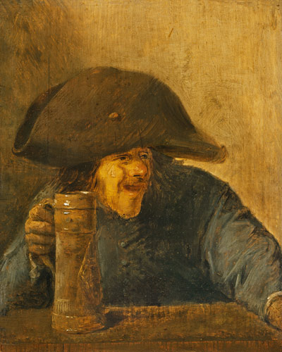 Smallholder with two-master and jug from Adriaen Brouwer