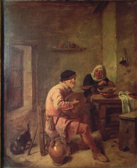 An Interior with Figures from Adriaen Brouwer