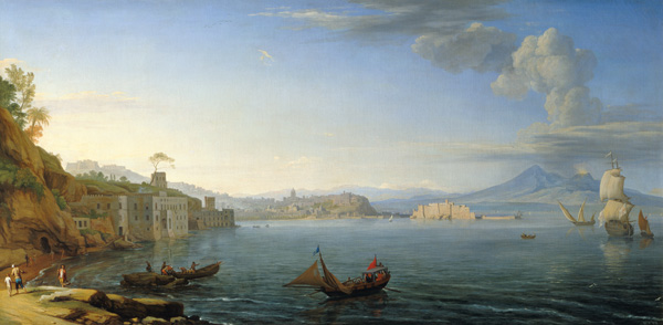 View of Naples from Adrien Manglard