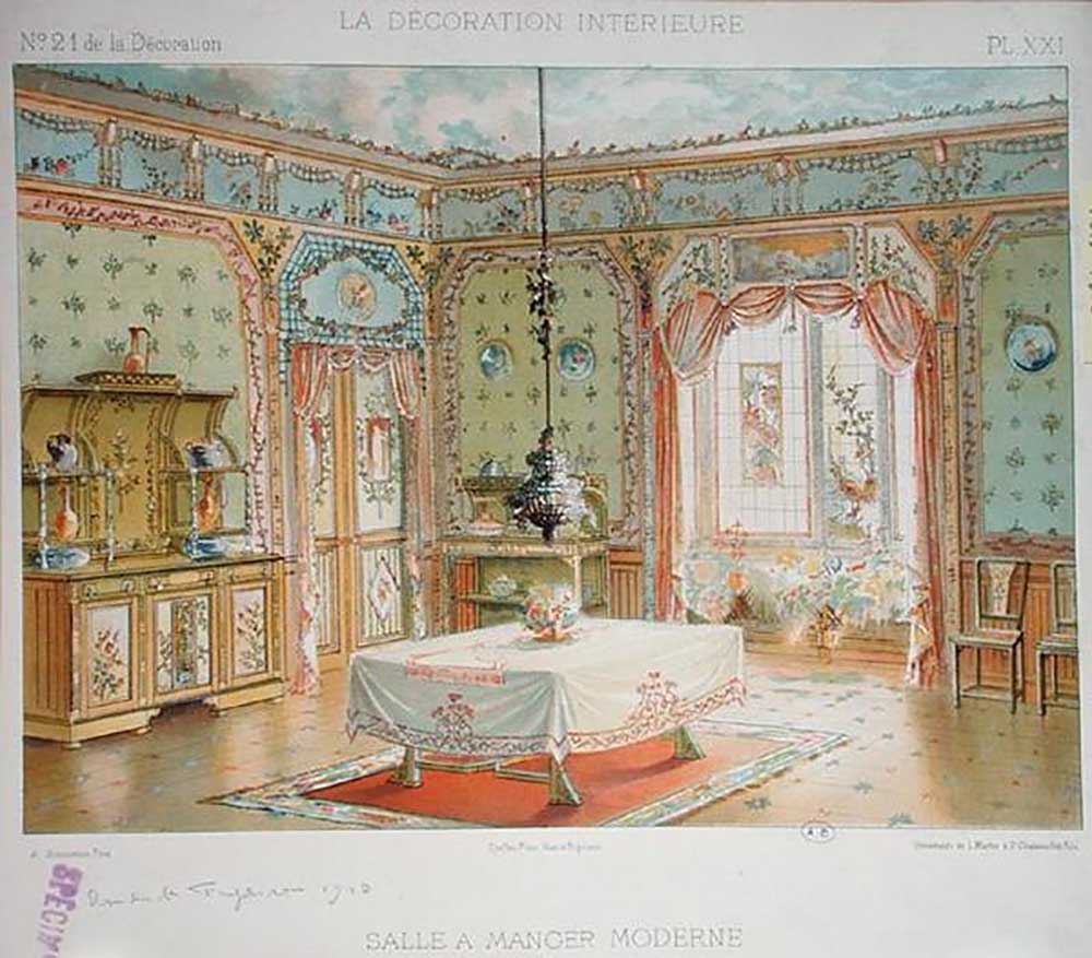Modern Dining Room, c.1905 from Adrien Simoneton