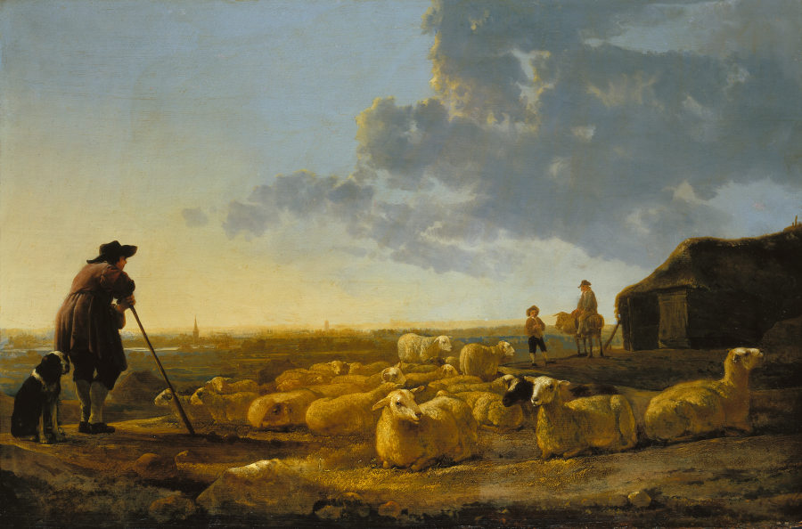 Herd of Sheep at Pasture from Aelbert Cuyp
