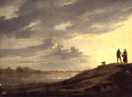 Sunset over a River from Aelbert Cuyp